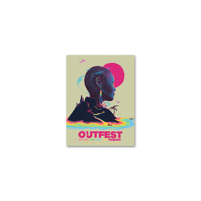 2020 Outfest Fusion Sticker - 3" x 4"